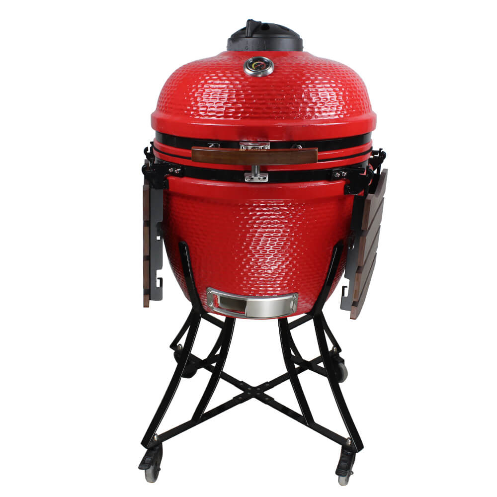 Kamado Luna 24" Ceramic BBQ / Grill - Red