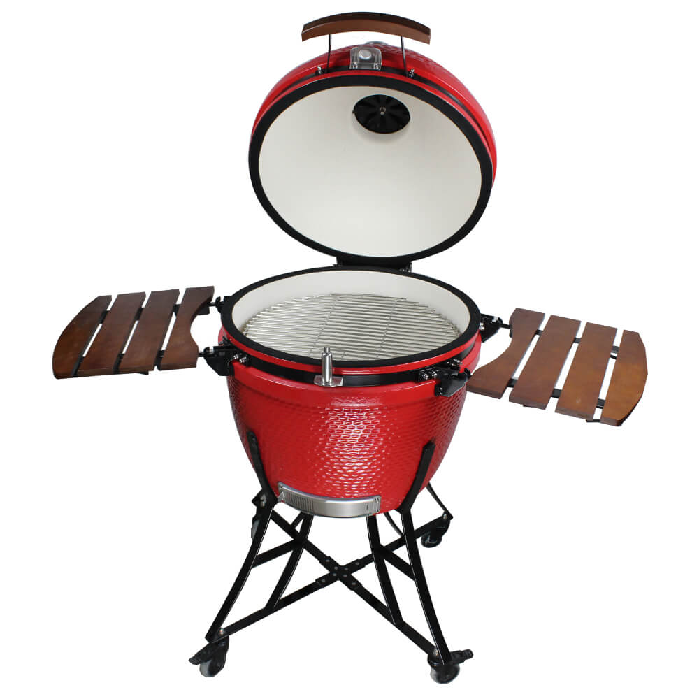 Kamado Luna 24" Ceramic BBQ / Grill - Red