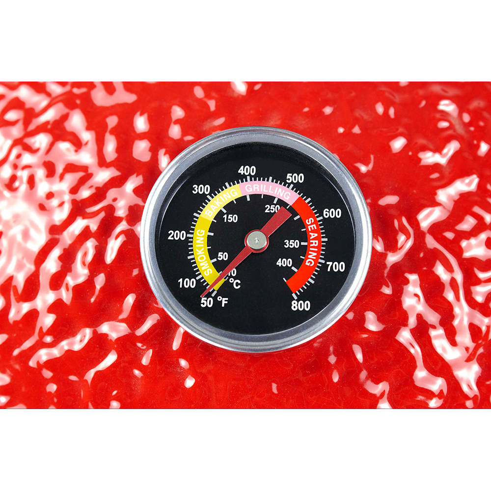 16" Tabletop Kamado Ceramic BBQ / Grill - Red