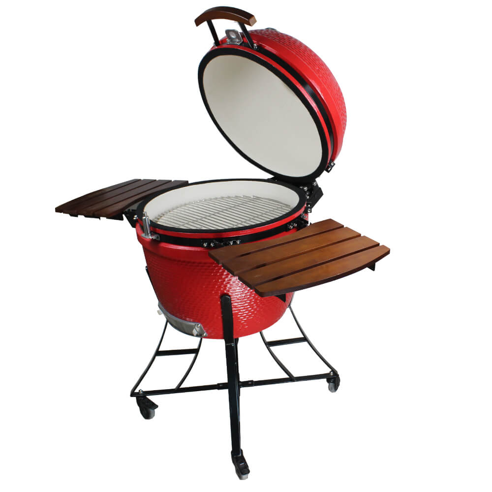 Kamado Luna 24" Ceramic BBQ / Grill - Red