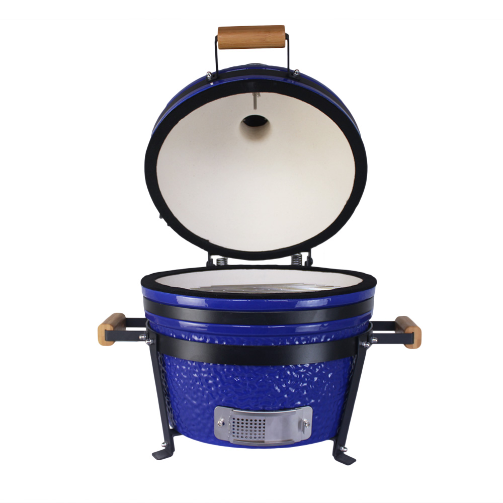 16" Tabletop Kamado Ceramic BBQ / Grill - Blue